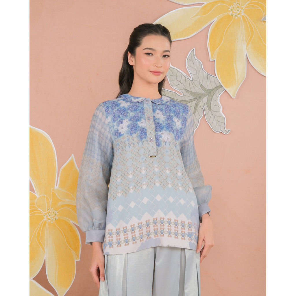 Muda Official Kemala Blouse - Indigo