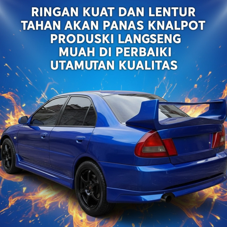 cicilan 0% spoiler evo 5 spoiler evo5 bodykit lancer evo5