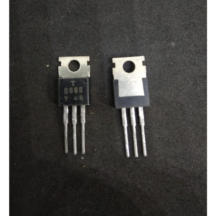 Transistor D880 Silicon NPN 60V 3A 30W Audio Frequency Power Amplifier BERKUWALITAS...