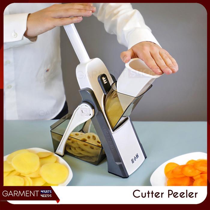 Alat Parutan Serbaguna Otomatis Peniris Pemotong Kentang Wortel Sayur - NO BUBBLEWRAP