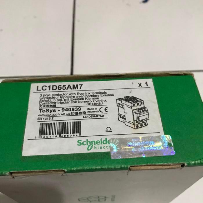 KONTAKTOR/CONTACTOR LC1D65AM7 SCHNEIDER LC1D 65 M7
