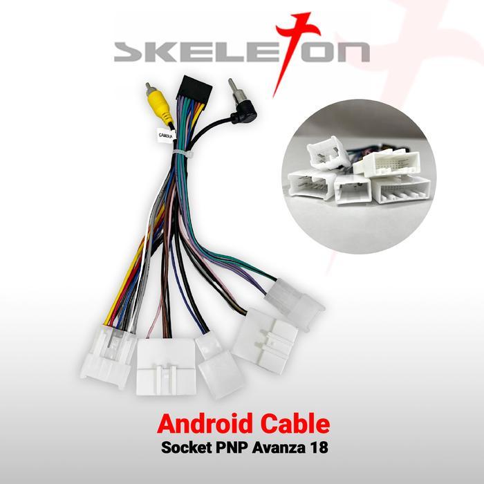 KABEL SOKET HEAD UNIT UNTUK MOBIL TOYOTA AVANZA