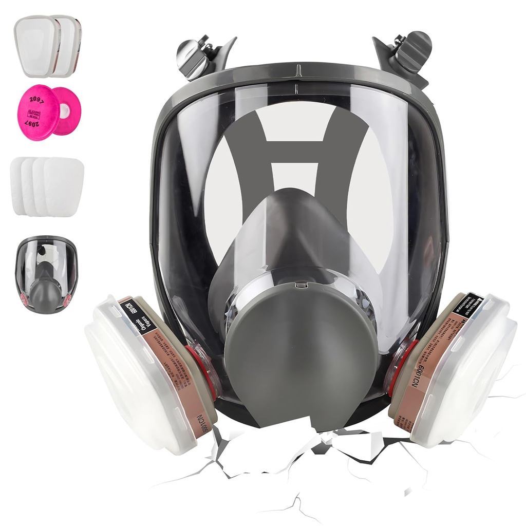 Full Face 6800 Gas Mask Spray Protective Mask Industrial Gas Mask Respirator New Type Gas Mask Forma