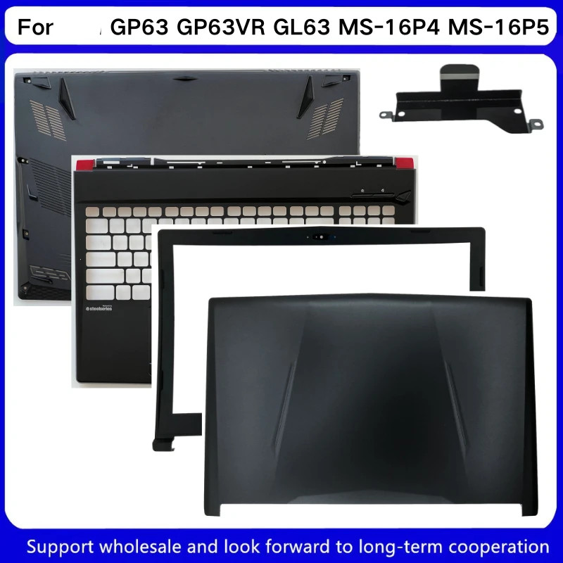 New For Kailxuling GP63 GP63VR GL63 MS-16P4 MS-16P5 LCD Back Cover/LCD Front Bezel/Upper Case Palmre