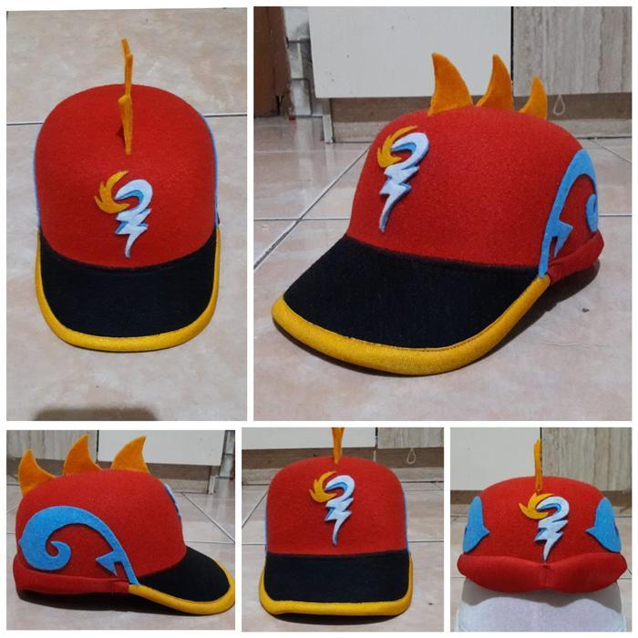 TOPI BOBOIBOY FIRENADO ORIGINAL BISA COD BONUS GELANG GRATIS ONGKIR - ORIGINAL, S
