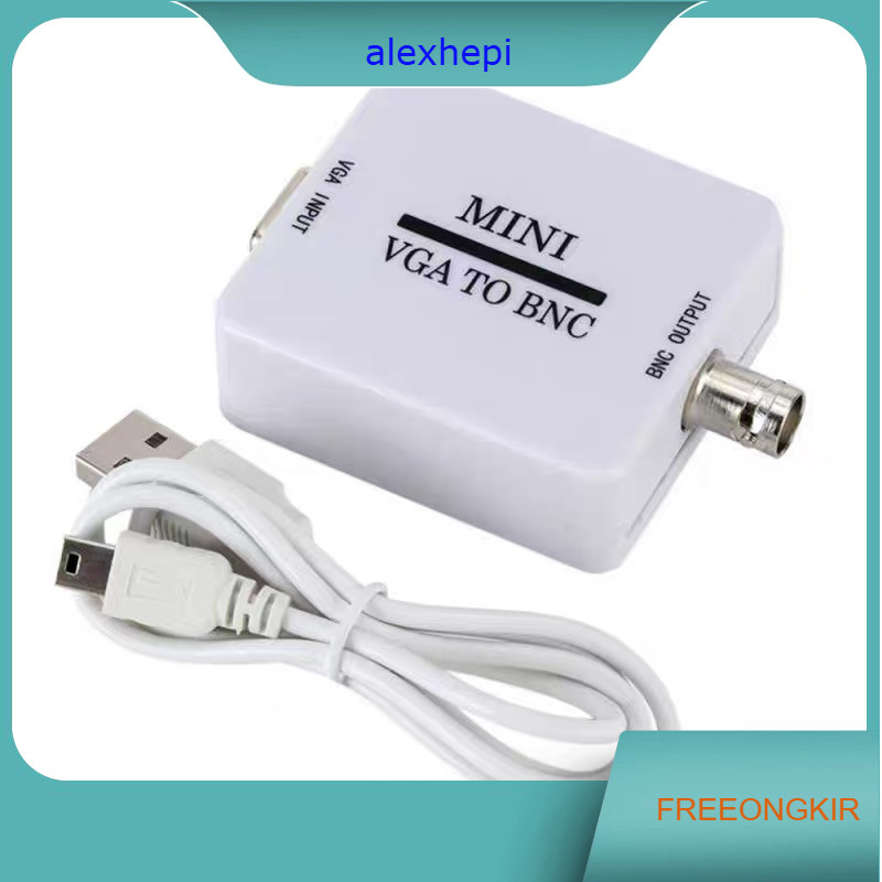 Konverter HD VGA To BNC 1920 X 1080 60hz USB Video Converter For HDTV Monitors TV