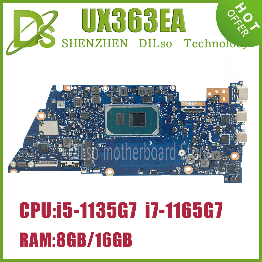 UX363EA Mainboard For ASUS Zenbook Flip 13 OLED UX363E BX363EA RX363EA Laptop Motherboard I5 I7 11th
