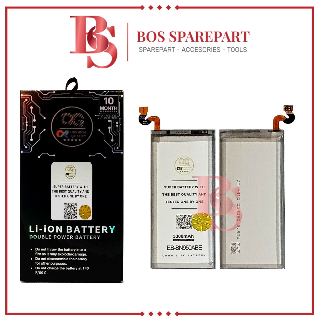 Bos Sparepart ITC Cempaka - BATERAI OGS SAMSUNG GALAXY NOTE 8 / N950 / N950F / EB-BN950ABE ORI 100 /