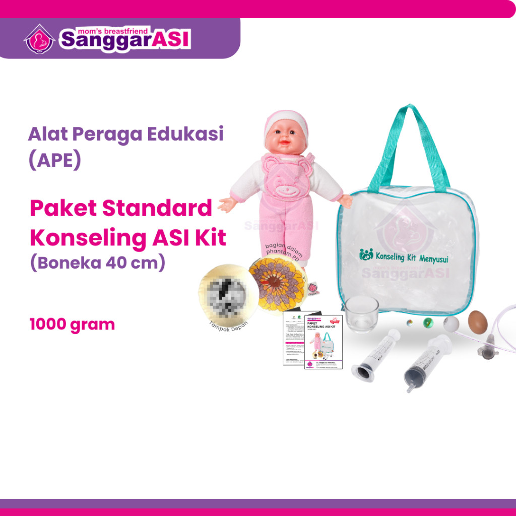 [SANGGAR ASI] PAKET KONSELING ASI KIT/ BREASTMODEL/  BONEKA PERAGA MENYUSUI 50 CM