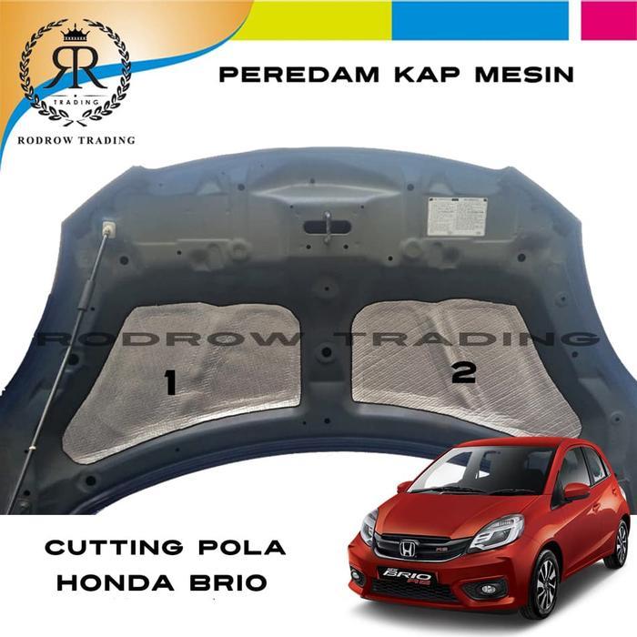 Peredam Mesin Mobil Honda Brio / Cutting Pola Peredam Panas Mobil Brio