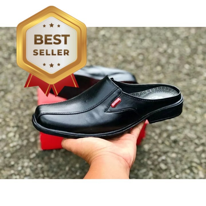 SEPATU SLOP BUSTONG PRIA DEWASA  KEKINIAN/SEPATU SLOP/SEPATU KANTOR PRIA/Sandal Sepatu Pria Bustong 