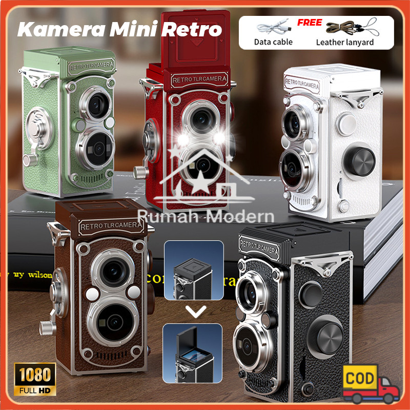 [COD] Kamera Digital Retro Chuzhao/TLR Klasik Mini Vintage Mundur Ganda Kamera Untuk Fotografi/M1 Be