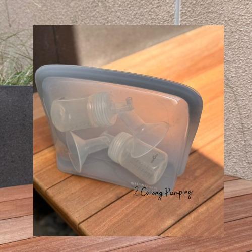 Nadokido x SILIKOON Premium Silicone Bag Large 4000ml Pouch Food Grade Leakproof - Storage Silikon T