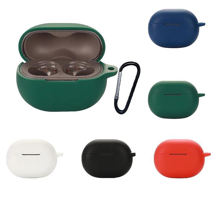 New Collection Case Casing Cover Silicone SoundPEATS Engine 4 /Engine4 + Carabiner - Hitam