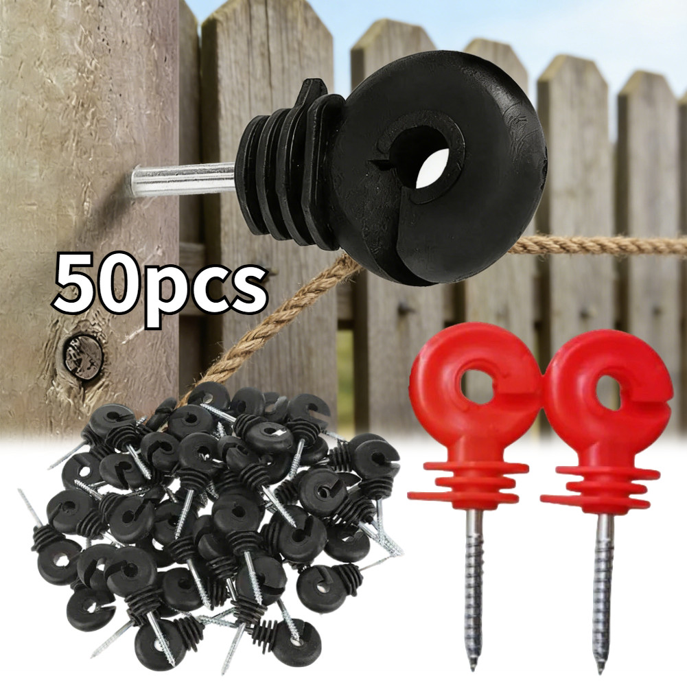 50PCS/SET Isolator Pagar Listrik Electric Fence Insulator Pagar Listrik Insulator Pagar Listrik Acce