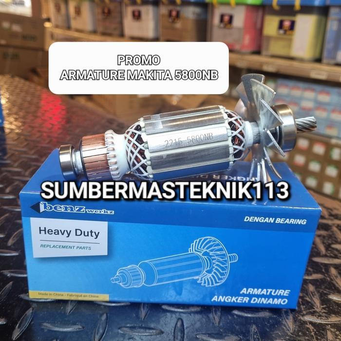 ARMATURE MAKITA 5800 NB ANGKER MESIN CIRCULAR SAW MAKITA 5800NB BENZ