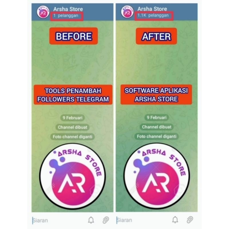 SOFTWARE APLIKASI PENAMBAH FOLLOWERS TELEGRAM MURAH