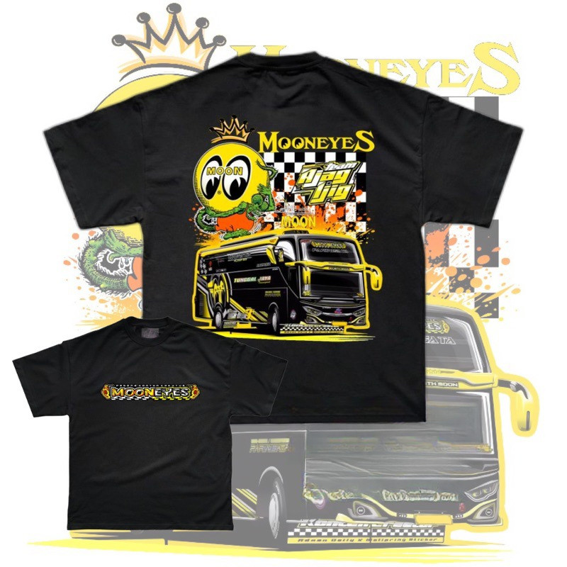 PL.OFC | Kaos Bus Mooneyes Tunggal Jaya Baju Bus Mania