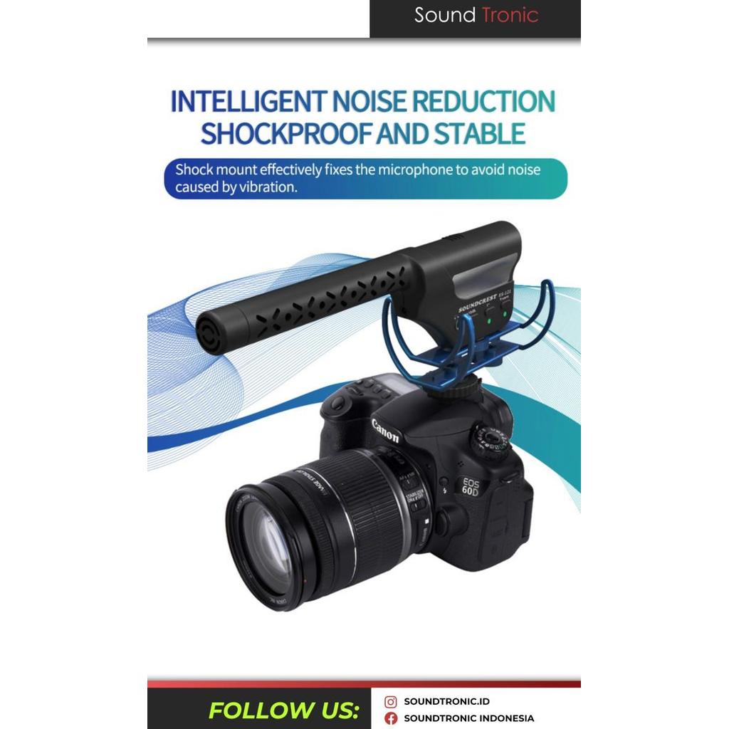 SOUNDCREST Camera Mount Mic Shotgun