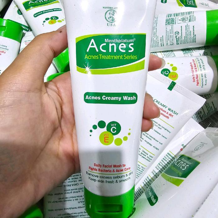 [Termurah Paket Acnes isi 6 PCS ] Acnes Creamy Wash 100ML exp 2027