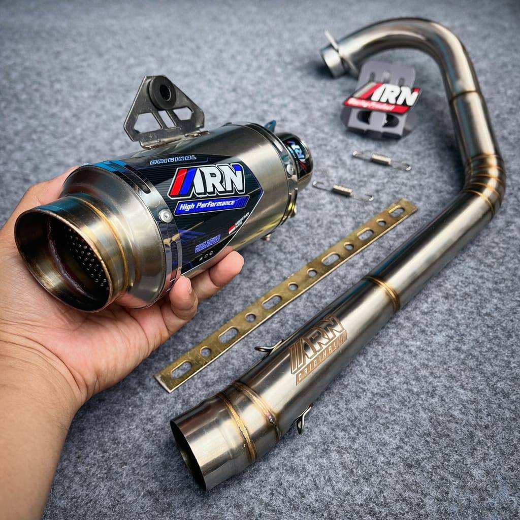 Knalpot Kompetisi Model Roadrace type GP2 MX KING, MX NEW, MX OLD inlet 50mm Ori ARN Racing