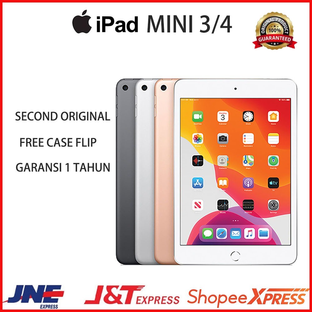 (COD)APPAPPLE  Ipad Mini 4  Wifi Only 7.9 Inch A7 Wifi Only Kondisi Mulus  SECOND ORIGINALLE  Ipad M