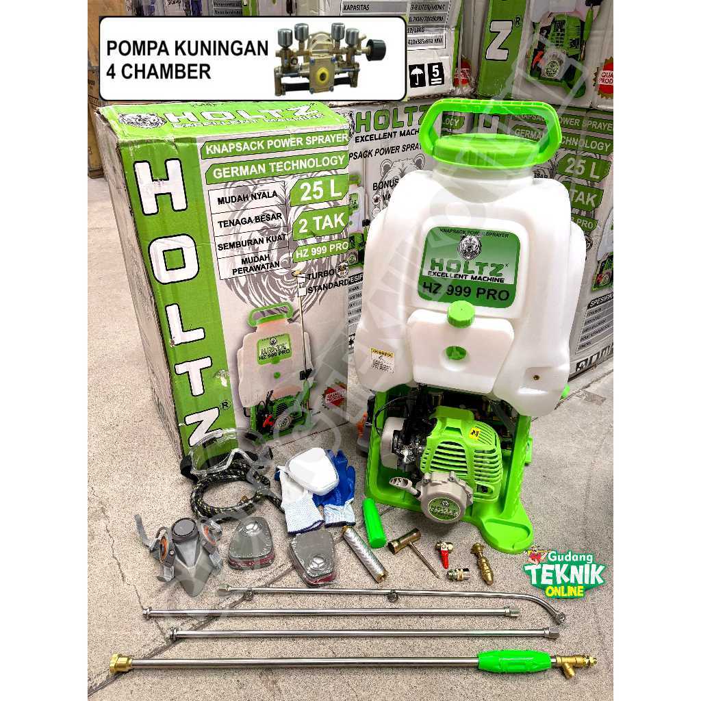 HOLTZ Mesin Semprot Hama 20L 25L HOLTZ 2Tak 4Tak STANDART TURBO 666 777 888 999 PRO / Engine Sprayer