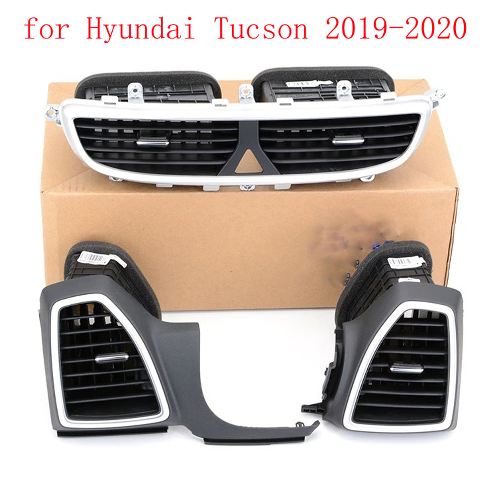 Ventilasi AC Atas untuk Hyundai Tucson 2019-2020, Panel Instrumen, Ventilasi AC Mobil, Grill Dashboa
