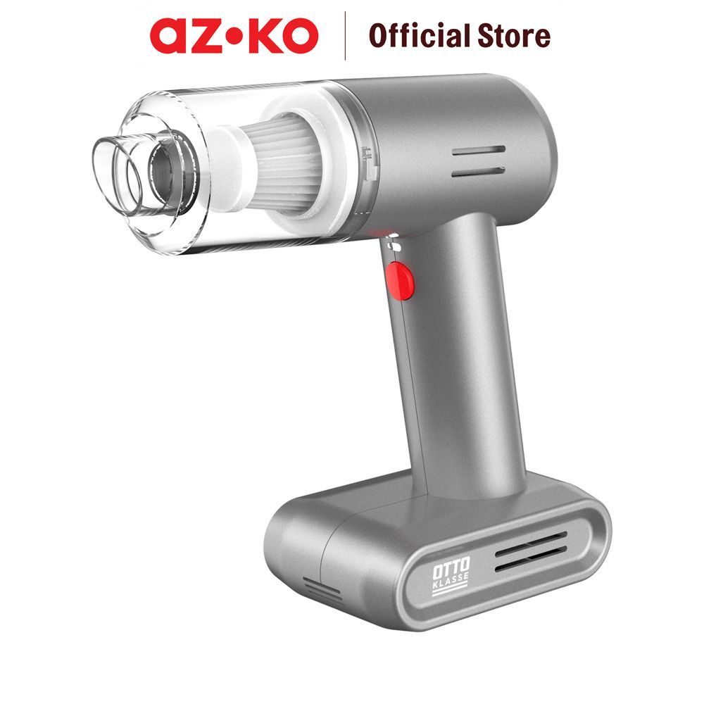 AZKO Otto Klasse Vacuum Cleaner dengan Pompa Angin Kendaraan Cordless - Silver Vacuum Cleaner Mobil 