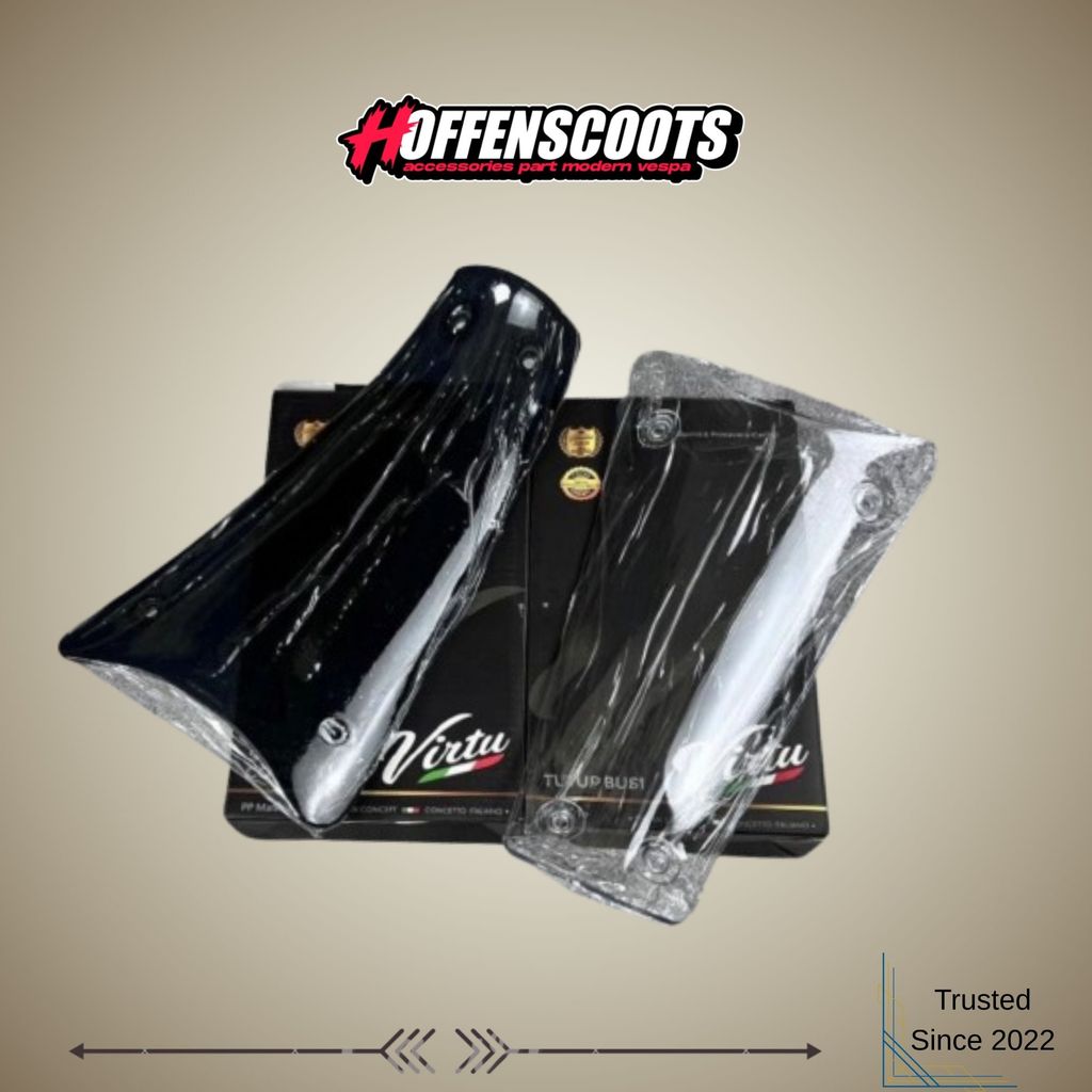 Cover Tutup Aki VIRTU Transparan Vespa Sprint Primavera Tahun 2015 - 2023 3V iGET