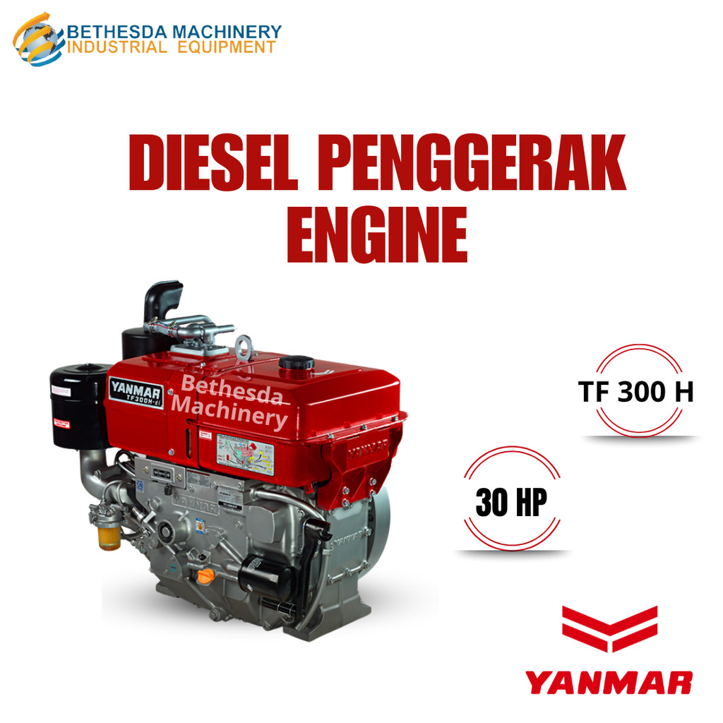 Mesin Penggerak Yanmar 30 HP / TF 300 H Diesel Engine Yanmar 30 PK