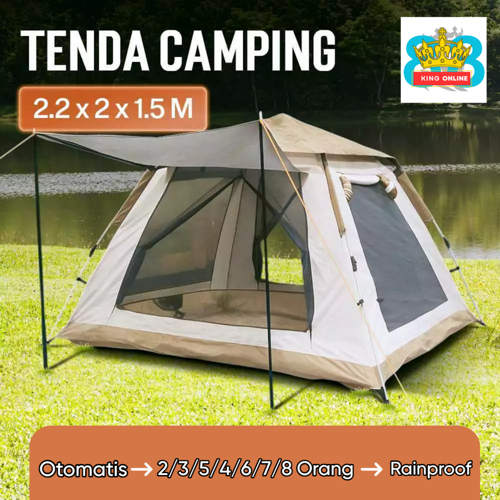 Tenda Camping Lipat Otomatis Waterproof
