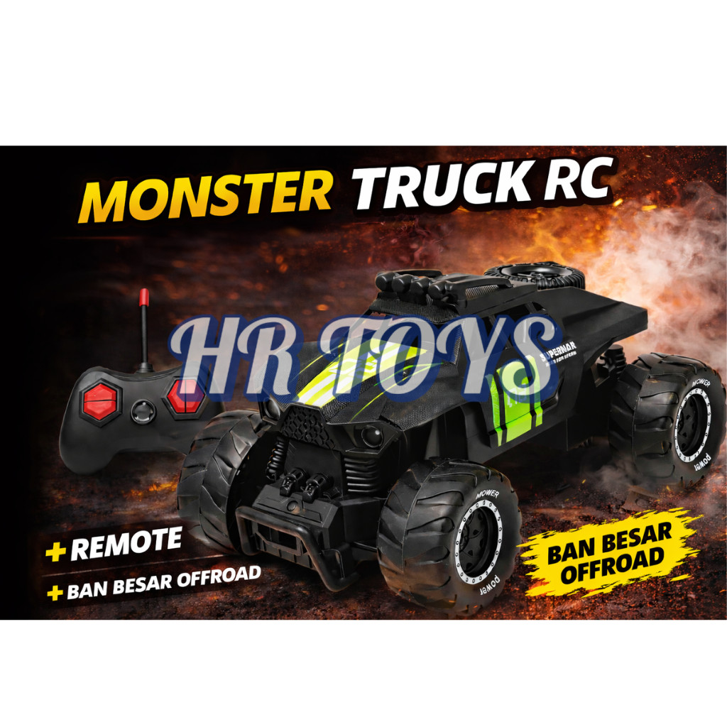 Mobil RC Monster Truck Offroad Remote Control Mobil Remot Ban Besar Mainan Anak