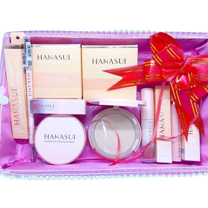 Paket Hanasui Seserahan Lengkap Make Up Paket Hampers Paket Kado Untuk Pernikahan Hemat/Pakai Box Bo