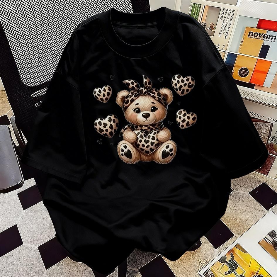 Teddy Bear Beruang Street Animal Kaos Cotton Combed