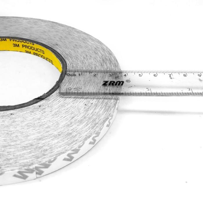 3M Double Tape 25mm 50mm x 50 M, 9080a Tisu Tissue Tissu - 1cm x 50meter