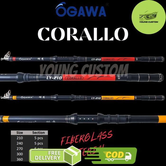Joran Antena Ogawa Corallo Panjang  210 240 270 300 360 - 270 -young