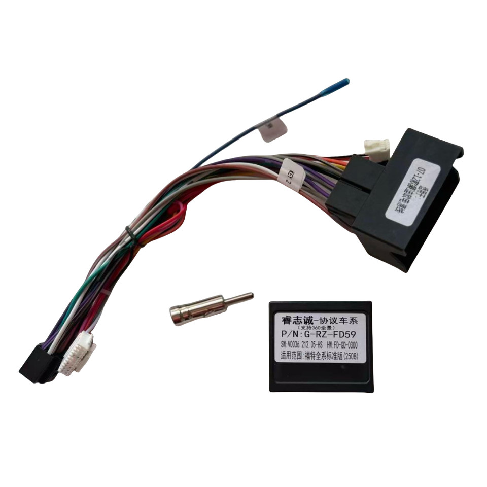 Newest Canbus Box RZFD59 For Ford CMaxFiestaFocus II FusionKugaMondeo SMaxTransit Android 16 Pin 2 n