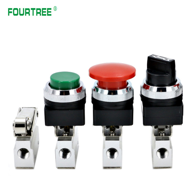 1PCS Push Button Pneumatic Mechanical Valve MOV-01 MOV-02 MOV-03 MOV-03A Manual Valve Air Switch Con