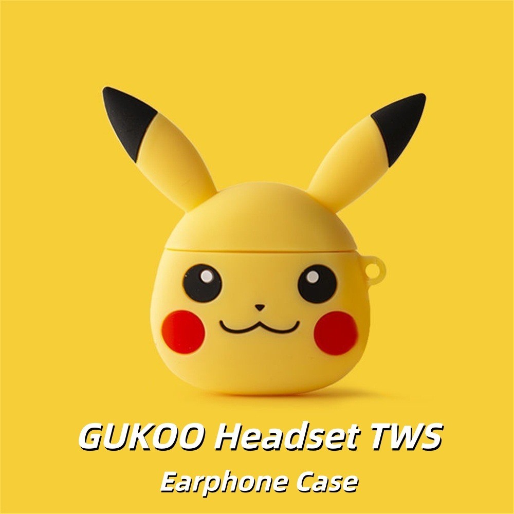 Exclusive Untuk GUKOO Headset TWS Case Lucu Kartun Lembut Silicone Pelindung Case