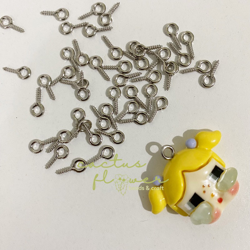 Paku Liontin Sekrup Boneka/Resin/Gantungan Kunci