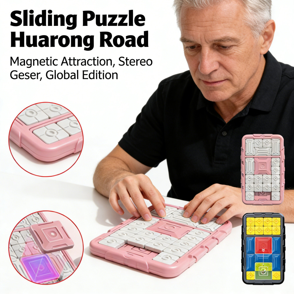 Magnetic Attraction Huarong Global Stereo Puzzle Edition Puzzle Game Sliding