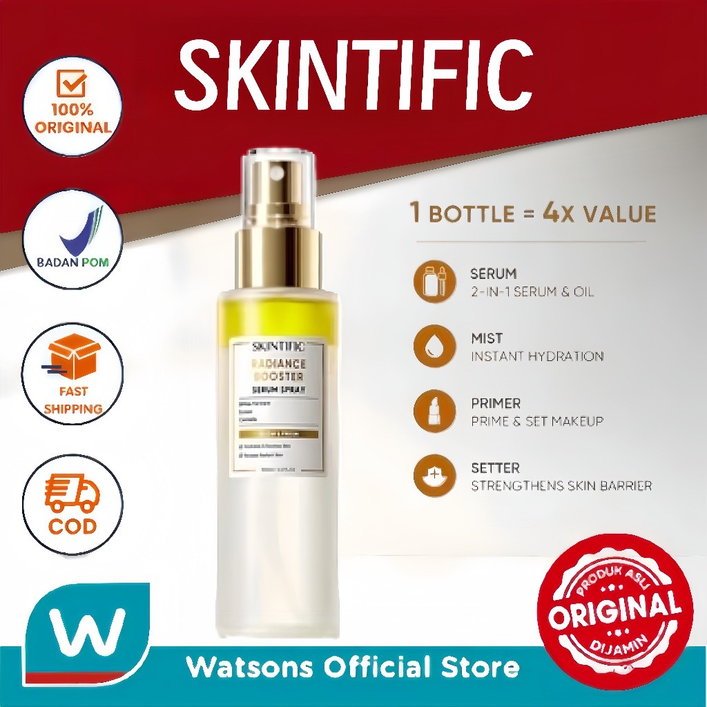 [Watsons Official]SKINTIFlC - Instant Glowing First Serum Spray 100ml