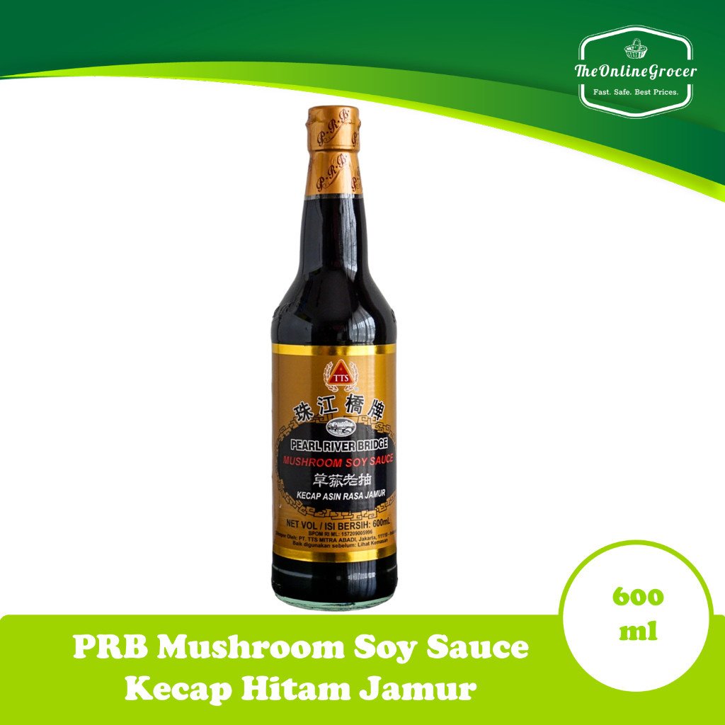 Pearl River Bridge Mushroom Soy Sauce 600ml – Kecap Hitam Jamur