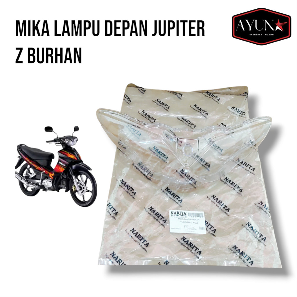 Mika lampu depan jupiter z new burhan mika depan jupiter z burhan mika kaca depan yamaha jupiter z