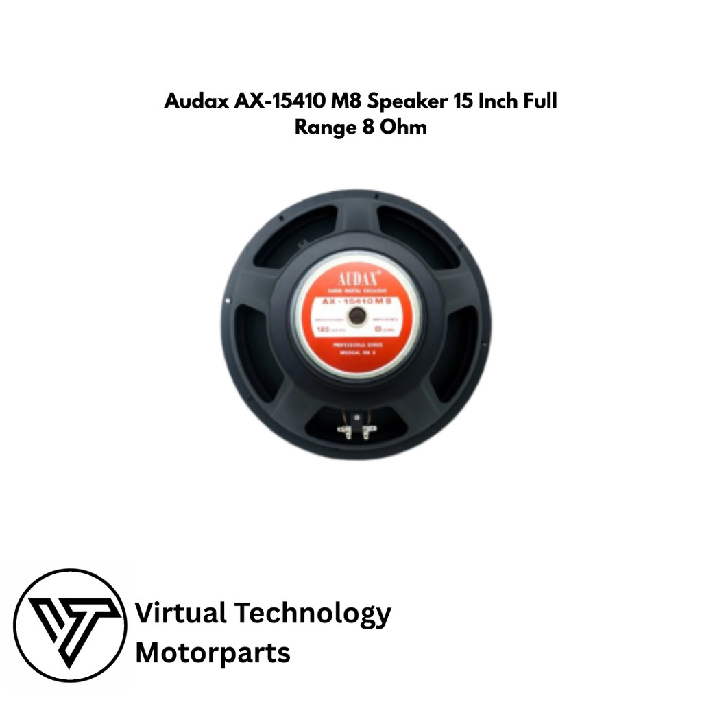 Audax AX-15410 M8 Speaker 15 Inch Full Range 8 Ohm