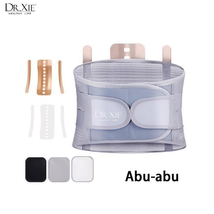 Hot Produk Korset Pemanas Pinggang  Lumbal Penyangga Punggung Saraf Kejepit Perut - Abu-abu  Terbaik