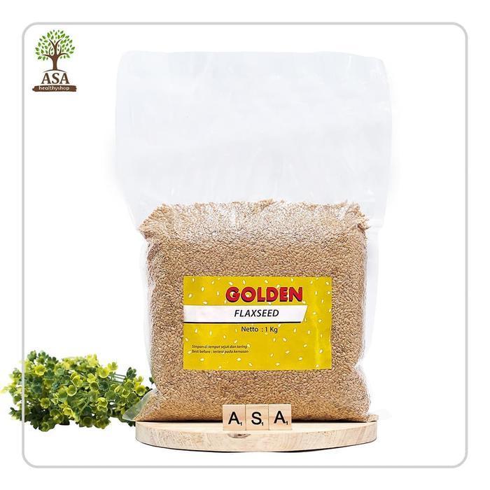 Golden Flaxseed 1kg/Biji Rami 1kg