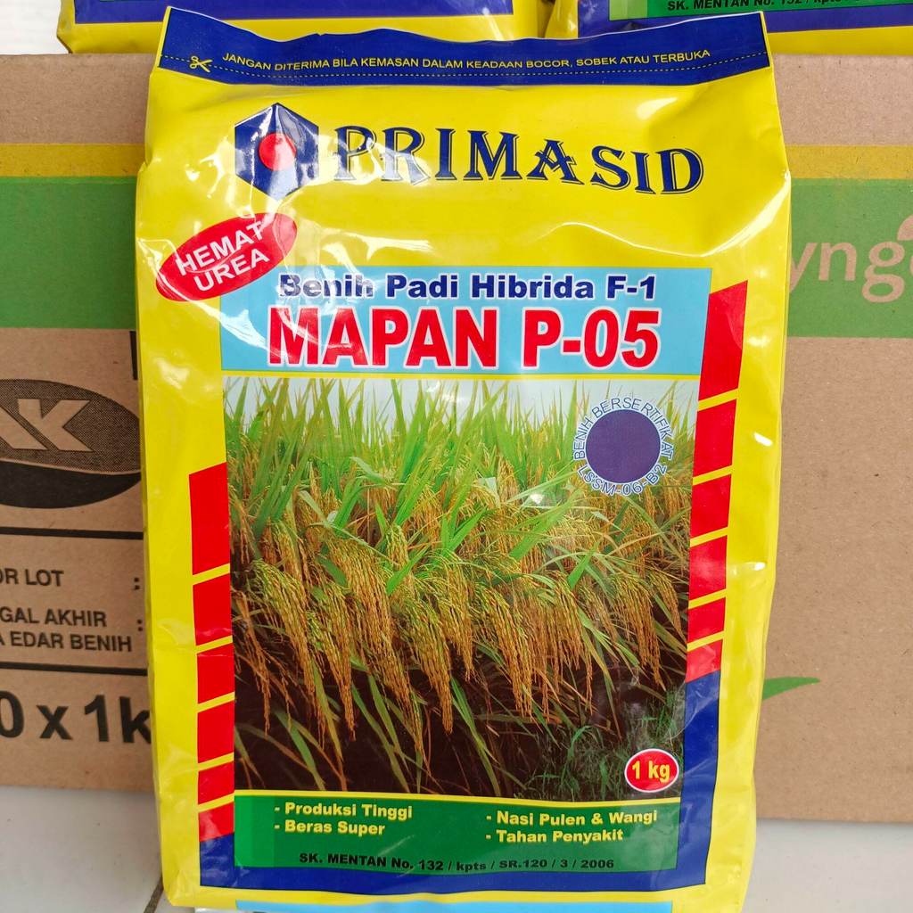 Benih padi hibrida MAPAN 05