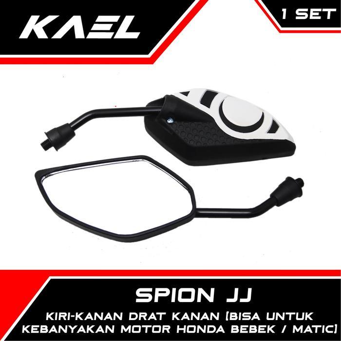 Spion JJ Variasi Honda Beat FI-F1-Pop-eSP-Street/Supra-X-125/Blade - Putih